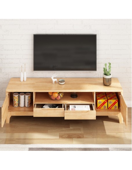 Solid wood TV cabinet modern simple small living room bedroom floor cabinet movie cabinet storage cabinet wall cabinet