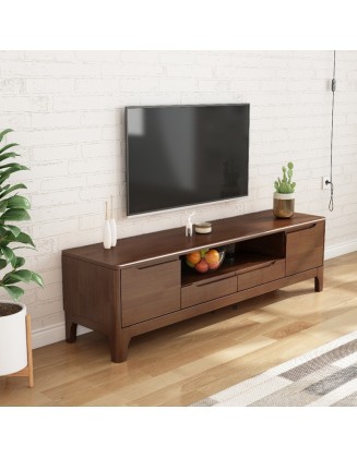 Solid wood TV cabinet modern simple small living room bedroom floor cabinet movie cabinet storage cabinet wall cabinet