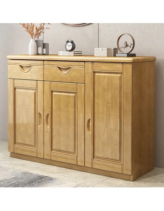 Modern Simple Household Solid Wooden Shoe Cabinet