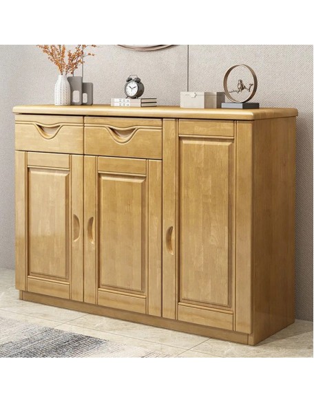 Modern Simple Household Solid Wooden Shoe Cabinet