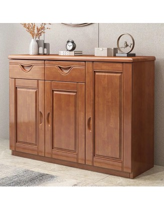 Modern Simple Household Solid Wooden Shoe Cabinet