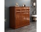 Chinese walnut shoe cabinet solid wood home entrance doorway cabinet balcony storage cabinet